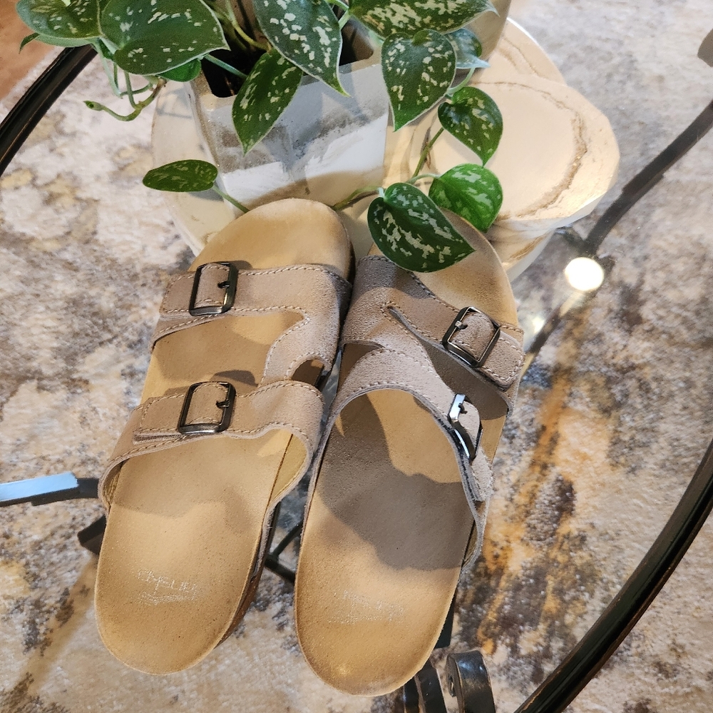 DAYNA TAN SUEDE DANSKO SANDAL - Picture 4 of 6